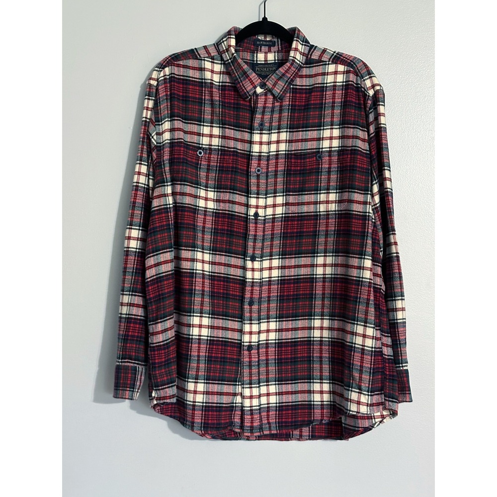 Vintage Pendleton Flannel Button Down Shirt Men's Size X-Large